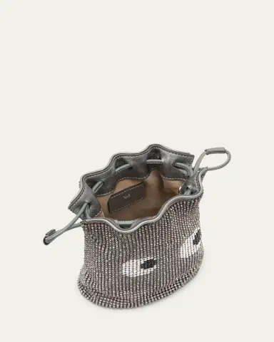 Anya Hindmarch Eyes Mesh Crystal Pouch Bag | Thumbnail 3 Anya Hindmarch Eyes Mesh Crystal Pouch Bag | Thumbnail 3