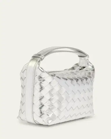 Bottega Veneta Mini Wallace Metallic Leather Shoulder Bag | Thumbnail 2 Bottega Veneta Mini Wallace Metallic Leather Shoulder Bag | Thumbnail 2
