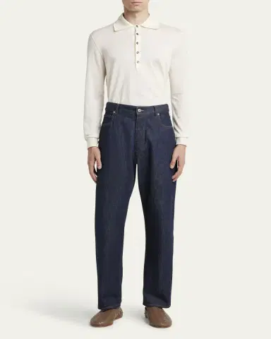 Bottega Veneta Men's Soft Denim Trousers | Thumbnail 6 Bottega Veneta Men's Soft Denim Trousers | Thumbnail 6