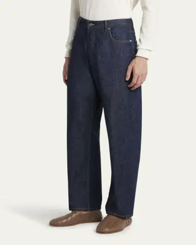 Bottega Veneta Men's Soft Denim Trousers | Thumbnail 8 Bottega Veneta Men's Soft Denim Trousers | Thumbnail 8
