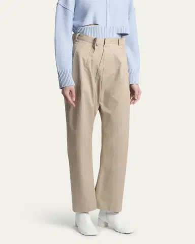 MM6 MAISON MARGIELA Cotton Twill Pants | Thumbnail 4 MM6 MAISON MARGIELA Cotton Twill Pants | Thumbnail 4