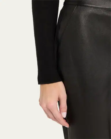 Lafayette 148 New York Leather and Acclaimed Stretch Cigarette Pants | Thumbnail 5 Lafayette 148 New York Leather and Acclaimed Stretch Cigarette Pants | Thumbnail 5