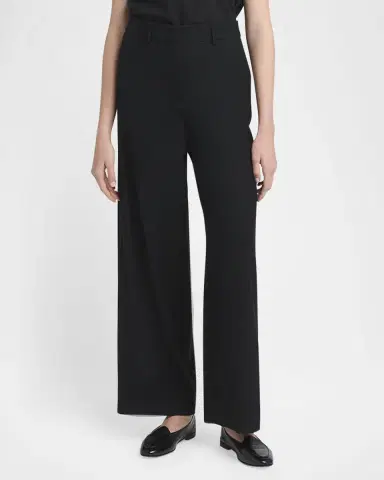 Giorgio Armani Fluid Wool Straight-Leg Trousers | Thumbnail 3 Giorgio Armani Fluid Wool Straight-Leg Trousers | Thumbnail 3