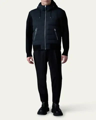 Mackage Men's Andrew Hybrid Down Knit Jacket | Thumbnail 2 Mackage Men's Andrew Hybrid Down Knit Jacket | Thumbnail 2