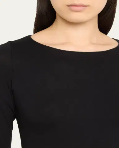 MAJESTIC FILATURES Soft Touch Marrow-Edge Long-Sleeve Top | Thumbnail 5 MAJESTIC FILATURES Soft Touch Marrow-Edge Long-Sleeve Top | Thumbnail 5