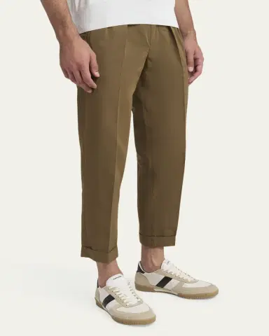 Tom Ford Men's Terence Suede and Leather Low-Top Sneakers | Thumbnail 2 Tom Ford Men's Terence Suede and Leather Low-Top Sneakers | Thumbnail 2