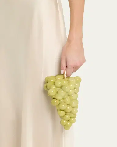 Cult Gaia Grape Acrylic Clutch Bag | Thumbnail 2 Cult Gaia Grape Acrylic Clutch Bag | Thumbnail 2