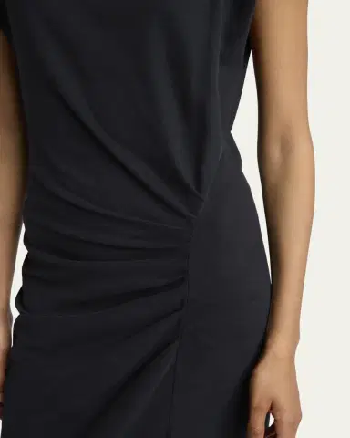Isabel Marant Nadela Ruched Slit Cotton Maxi Dress | Thumbnail 9 Isabel Marant Nadela Ruched Slit Cotton Maxi Dress | Thumbnail 9