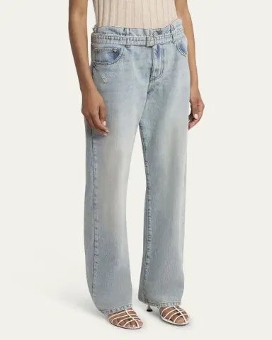 Proenza Schouler Ellsworth Belted Jeans | Thumbnail 3 Proenza Schouler Ellsworth Belted Jeans | Thumbnail 3