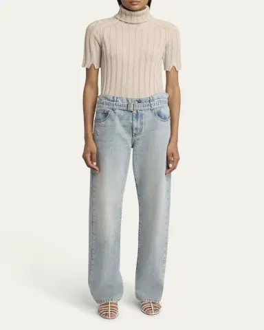 Proenza Schouler Ellsworth Belted Jeans | Thumbnail 4 Proenza Schouler Ellsworth Belted Jeans | Thumbnail 4