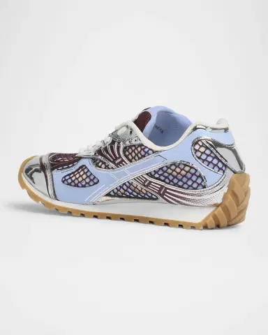 Bottega Veneta Orbit Metallic Net Runner Sneakers | Thumbnail 32 Bottega Veneta Orbit Metallic Net Runner Sneakers | Thumbnail 32