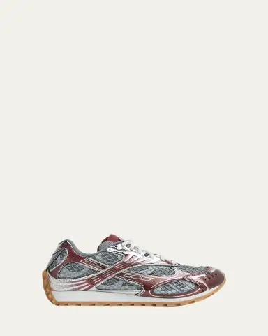 Bottega Veneta Orbit Metallic Net Runner Sneakers | Thumbnail 76 Bottega Veneta Orbit Metallic Net Runner Sneakers | Thumbnail 76