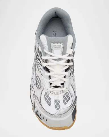 Bottega Veneta Orbit Metallic Net Runner Sneakers | Thumbnail 9 Bottega Veneta Orbit Metallic Net Runner Sneakers | Thumbnail 9