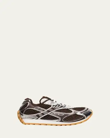 Bottega Veneta Orbit Metallic Net Runner Sneakers | Thumbnail 90 Bottega Veneta Orbit Metallic Net Runner Sneakers | Thumbnail 90