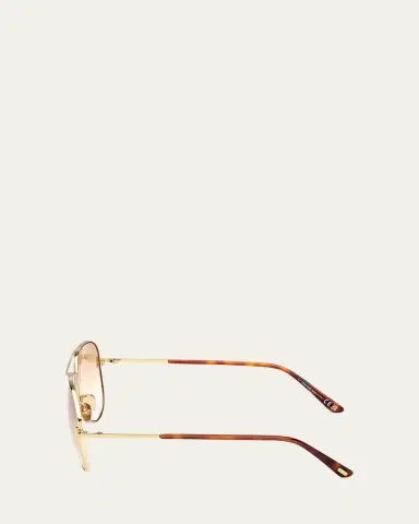 Tom Ford Clark Metal Aviator Sunglasses | Thumbnail 4 Tom Ford Clark Metal Aviator Sunglasses | Thumbnail 4