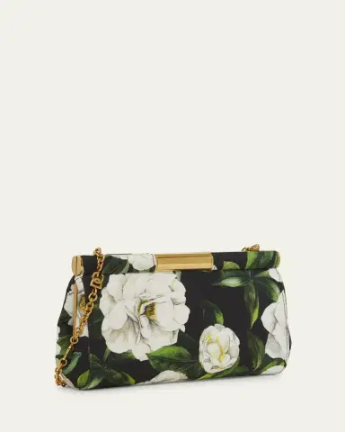 Dolce & Gabbana Marlene Small Flower-Print Clutch Bag | Thumbnail 3 Dolce & Gabbana Marlene Small Flower-Print Clutch Bag | Thumbnail 3