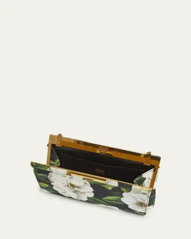 Dolce & Gabbana Marlene Small Flower-Print Clutch Bag | Thumbnail 4 Dolce & Gabbana Marlene Small Flower-Print Clutch Bag | Thumbnail 4