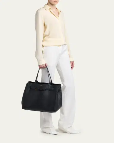 Tom Ford Audrey Large Grained Leather Tote Bag | Thumbnail 5 Tom Ford Audrey Large Grained Leather Tote Bag | Thumbnail 5