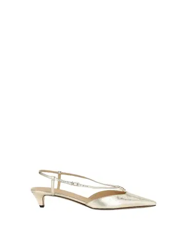 Fendi Fold Metallic 4G Ankle-Strap Pumps | Thumbnail 1 Fendi Fold Metallic 4G Ankle-Strap Pumps | Thumbnail 1