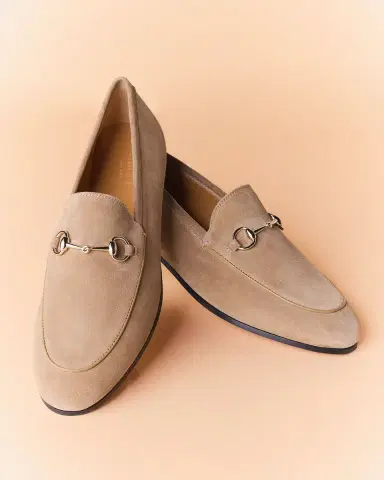 Gucci Jordaan Horsebit Suede Loafers | Thumbnail 2 Gucci Jordaan Horsebit Suede Loafers | Thumbnail 2
