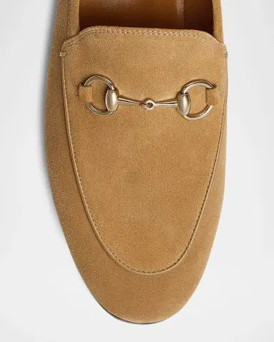 Gucci Jordaan Horsebit Suede Loafers | Thumbnail 3 Gucci Jordaan Horsebit Suede Loafers | Thumbnail 3