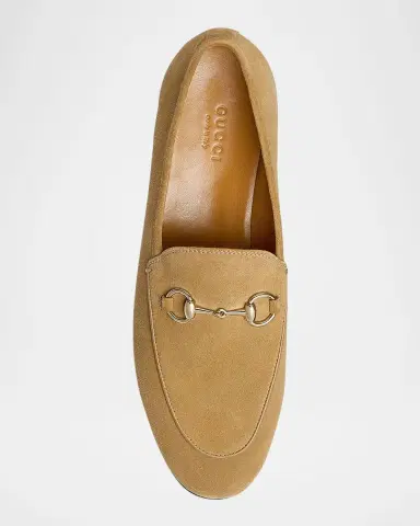 Gucci Jordaan Horsebit Suede Loafers | Thumbnail 4 Gucci Jordaan Horsebit Suede Loafers | Thumbnail 4