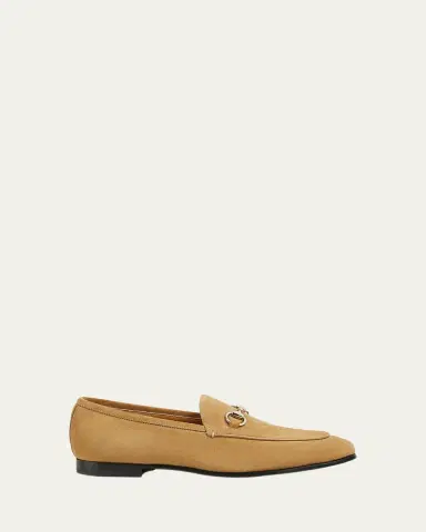 Gucci Jordaan Horsebit Suede Loafers | Thumbnail 5 Gucci Jordaan Horsebit Suede Loafers | Thumbnail 5