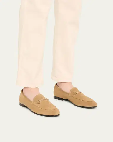 Gucci Jordaan Horsebit Suede Loafers | Thumbnail 6 Gucci Jordaan Horsebit Suede Loafers | Thumbnail 6