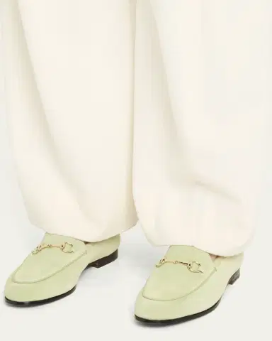 Gucci Jordaan Horsebit Suede Loafers | Thumbnail 10 Gucci Jordaan Horsebit Suede Loafers | Thumbnail 10