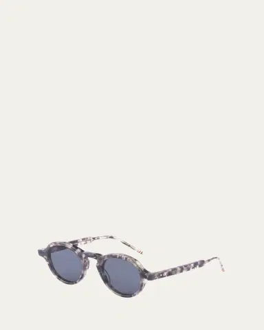 Thom Browne Men's Acetate Round Sunglasses | Thumbnail 2 Thom Browne Men's Acetate Round Sunglasses | Thumbnail 2
