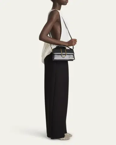 Jacquemus Le Grand Bambino Leather Crossbody Bag | Thumbnail 10 Jacquemus Le Grand Bambino Leather Crossbody Bag | Thumbnail 10