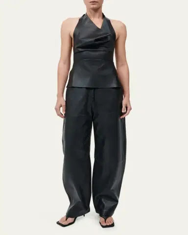 St. Agni Leather Balloon Pants | Thumbnail 2 St. Agni Leather Balloon Pants | Thumbnail 2