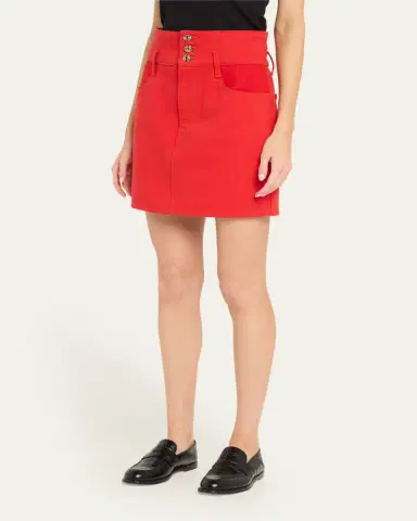 FRAME CH x The Corset Mini Skirt | Thumbnail 3 FRAME CH x The Corset Mini Skirt | Thumbnail 3