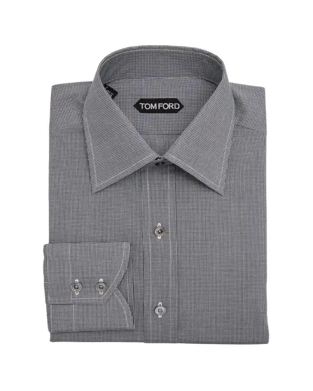 Men's Micro-Gingham Classic Fit Dress Shirt Men's Micro-Gingham Classic Fit Dress Shirt