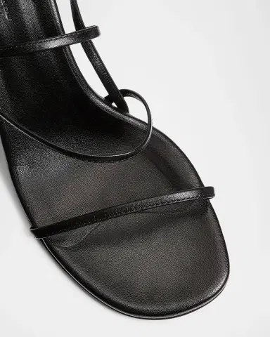 Khaite Strappy Leather Kitten-Heel Sandals | Thumbnail 5 Khaite Strappy Leather Kitten-Heel Sandals | Thumbnail 5