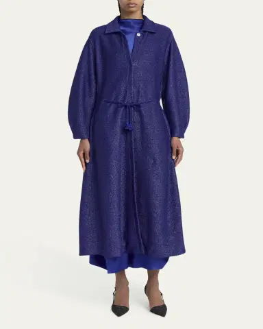 Giorgio Armani Drawstring Maxi Coat | Thumbnail 6 Giorgio Armani Drawstring Maxi Coat | Thumbnail 6