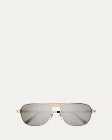 Cartier Men's CT0532SM Metal Aviator Sunglasses | Thumbnail 4 Cartier Men's CT0532SM Metal Aviator Sunglasses | Thumbnail 4