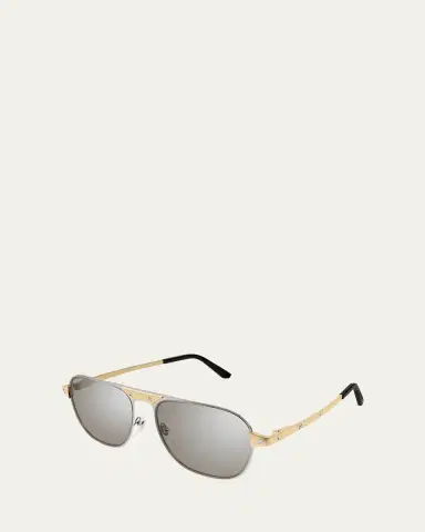 Cartier Men's CT0532SM Metal Aviator Sunglasses | Thumbnail 5 Cartier Men's CT0532SM Metal Aviator Sunglasses | Thumbnail 5