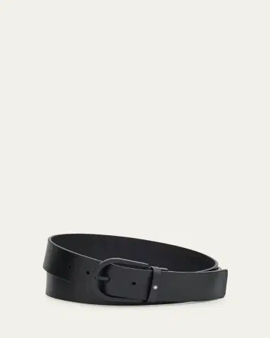 Montblanc Men's Horseshoe-Buckle Extreme 3.0 Leather Belt | Thumbnail 3 Montblanc Men's Horseshoe-Buckle Extreme 3.0 Leather Belt | Thumbnail 3