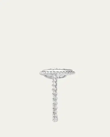 Boucheron 18K White Gold Serpent Boheme Diamond Ring with S Motif | Thumbnail 3 Boucheron 18K White Gold Serpent Boheme Diamond Ring with S Motif | Thumbnail 3