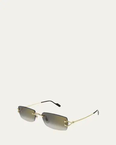 Cartier Men's CT0550SM Metal Rectangle Sunglasses | Thumbnail 3 Cartier Men's CT0550SM Metal Rectangle Sunglasses | Thumbnail 3