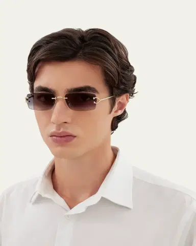 Cartier Men's CT0550SM Metal Rectangle Sunglasses | Thumbnail 5 Cartier Men's CT0550SM Metal Rectangle Sunglasses | Thumbnail 5