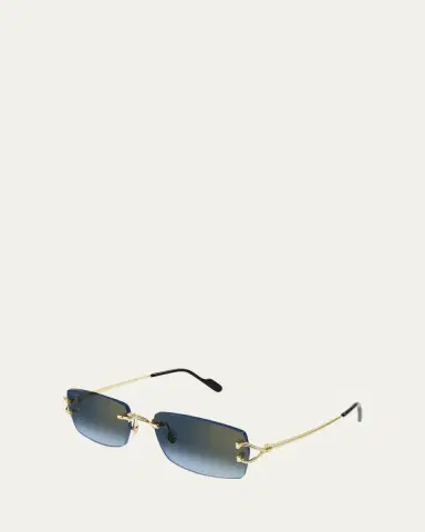 Cartier Men's CT0550SM Metal Rectangle Sunglasses | Thumbnail 8 Cartier Men's CT0550SM Metal Rectangle Sunglasses | Thumbnail 8