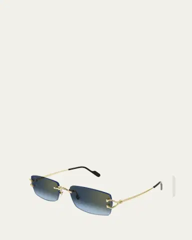 Cartier Men's CT0550SM Metal Rectangle Sunglasses | Thumbnail 9 Cartier Men's CT0550SM Metal Rectangle Sunglasses | Thumbnail 9
