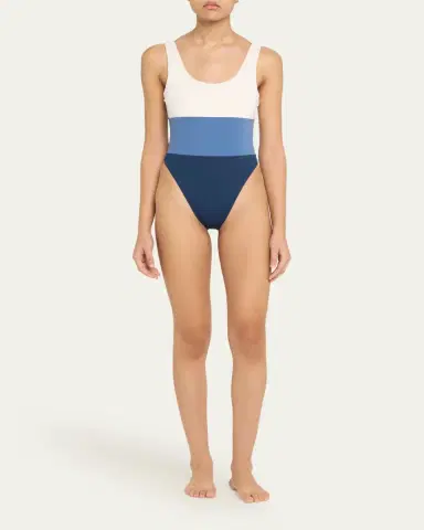 ANEMOS Hume Tricolor One-Piece Swimsuit | Thumbnail 6 ANEMOS Hume Tricolor One-Piece Swimsuit | Thumbnail 6