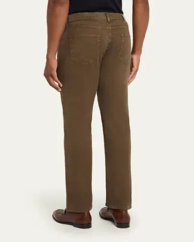 Loro Piana Men's Quarona Linen and Cotton Stretch Five-Pocket Pants | Thumbnail 11 Loro Piana Men's Quarona Linen and Cotton Stretch Five-Pocket Pants | Thumbnail 11