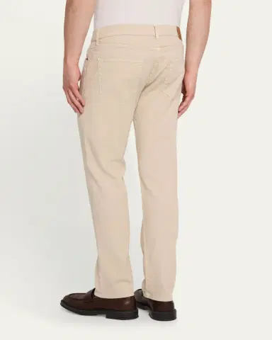 Loro Piana Men's Quarona Linen and Cotton Stretch Five-Pocket Pants | Thumbnail 3 Loro Piana Men's Quarona Linen and Cotton Stretch Five-Pocket Pants | Thumbnail 3
