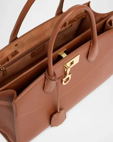 Ferragamo The New Studio Soft Leather Top-Handle Bag | Thumbnail 3 Ferragamo The New Studio Soft Leather Top-Handle Bag | Thumbnail 3