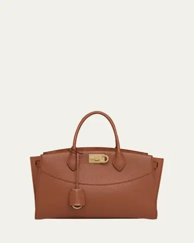 Ferragamo The New Studio Soft Leather Top-Handle Bag | Thumbnail 6 Ferragamo The New Studio Soft Leather Top-Handle Bag | Thumbnail 6
