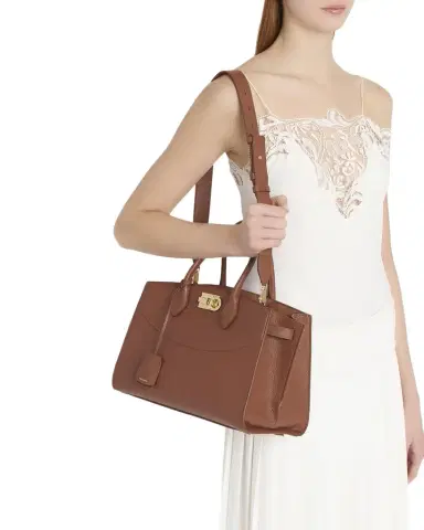 Ferragamo The New Studio Soft Leather Top-Handle Bag | Thumbnail 1 Ferragamo The New Studio Soft Leather Top-Handle Bag | Thumbnail 1